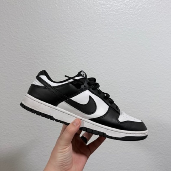 Nike Black and White Low-Top Dunk